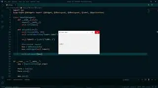 Python PyQt6 Tutorial (in 5 Minutes) - 06 - Create Labels with various layouts