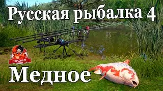 Русская рыбалка 4.  Озеро Медное. Обновление. Новый водоем.