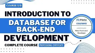 Databases for Back-End Development FULL COURSE