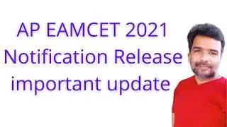 AP EAMCET 2021 notification | AP EAMCET 2021 application date | AP EAMCET 2021 registration date