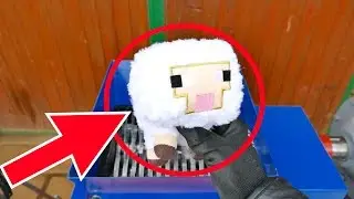 MINECRAFT STUFF SHREDDING (SWORD, CREEPER, PIG, ENDERMAN, OCELOT, SHEEP, MUSHROOM COW, SQUID)