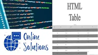 HTML Table caption tag.Table attributes.Table colspan and rowspan Table cellspacing and cellpadding