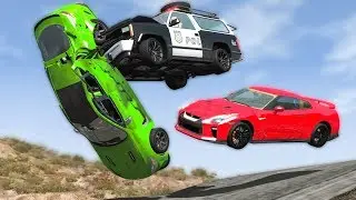 EPIC POLICE CHASES #48 - BeamNG Drive | CRASHdriven