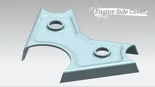 Engine Side Cover || Siemens NX Tutorial