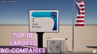 Top 10 largest AC company | Animation |