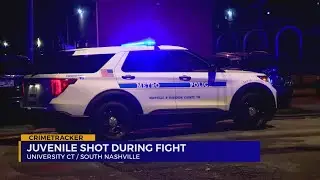 Teen shot during fight near downtown Nashville