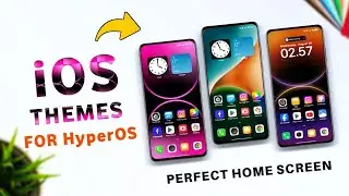 😱😱 3 NEW iOS Inspired Themes For Redmi and Poco Devices | iOS Themes | Hyperos Themes