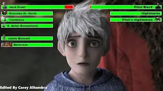 Rise of the Guardians (2012) Final Battle with healthbars 1/2