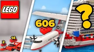 LEGO Ships, Airplanes and Cars in Different Scales | Comparison