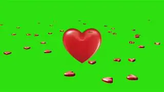 Heartbeat green screen video