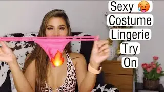 Cosplay Lingerie Costume Try On