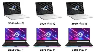 RTX 3000 Laptops Max-Q vs. Max-P - How Much Performance Difference in Games?