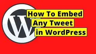 How To Embed Any Tweet in WordPress