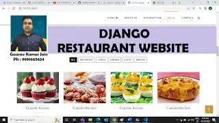 Django Restaurant Website