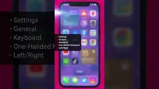 How To turn on iPhone one-handed keyboard | T-Mobile #shorts