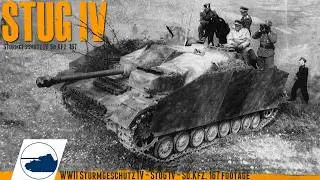 Rare WW2 StuG IV - Sturmgeschütz IV - footage.