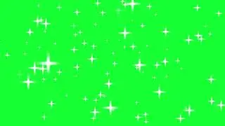 Green Screen Particle Stars Effects Full HD