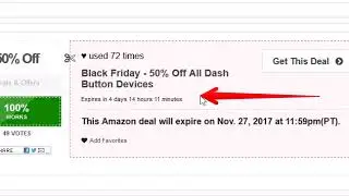 Black Friday 2017 Deal   50% Off All Dash Button Devices