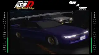 Initial D Engine Sounds Stage -  AE86 vs Sil80