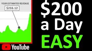 How to Make Money on YouTube Without Making Videos ($200 a Day)