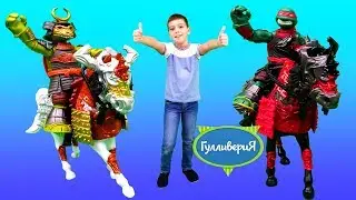 Черепашки Ниндзя. Игрушки для мальчиков. Игровой набор: Самураи