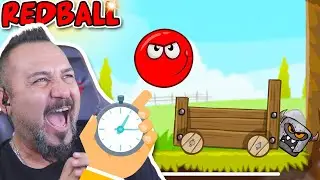 REDBALL 4 ÇILDIRTIYOR! | (sesegel çocuk) SÜRELİ REDBALL 4  YEŞİL TEPELER OYNUYORUZ!