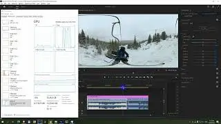 High resolution clips = Low GPU usage, Low resolution Proxy clips = High GPU usage (Premiere Pro)