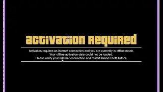 GTA 5 Activation Required fix