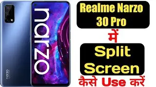 Realme Narzo 30 pro split screen || How to enable split screen in realme Narzo 30 pro ||