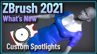 012 ZBrush 2021 CUSTOM Spotlight Clothing Pattern Dress Creation