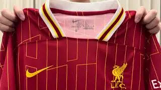 Liverpool Home Jersey 24/25 UNBOXING + REVIEW  from jerseysfcsoccershop.com