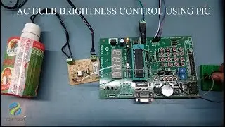 #PIC_Tutorial #TechnowaveG AC bulb brightness control using PIC controller by Technowave G