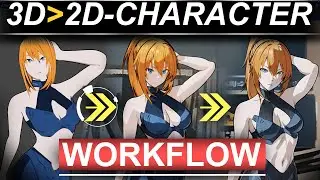 3D to 2D Workflow (DEMONSTRATION!)