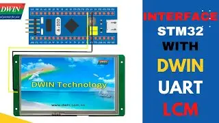 Interface DWIN LCM with STM32 || LED Control using Buttons