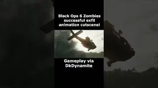 Black Ops 6 Zombies Exfil Cutscene Animation! (COD BO6 Zombies Liberty Falls Gameplay) Call of Duty