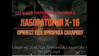 СТАЛКЕР НС 2016 ПДА ПРИЗРАКА САХАРОВУ НА ЯНТАРЬ