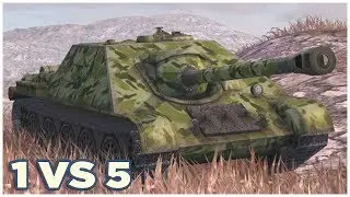 SU-122-44 • 1 vs 5 • WoT Blitz Gameplay