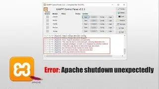 Error: Apache shutdown unexpectedly in Xampp [ solved ]