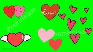 new love green screen template || green screen effects || Green screen video