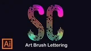 Illustrator Trick : Art  Brush Lettering