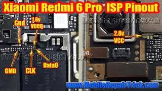 Redmi 6 Pro Isp Pinout | Xiaomi 6 Pro Isp Pinout | Xiaomi Redmi 6 Pro Isp Pinout