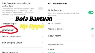 Cara Aktifkan Bola Bantuan Hp Oppo