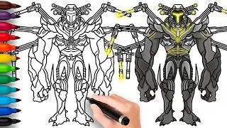 HOW TO DRAW WRAITH TITAN | Skibidi Toilet Multiverse - Easy Step by Step Drawing