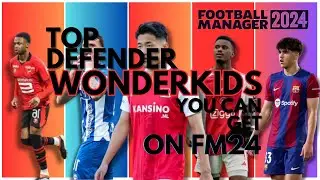 Top 5 Wonderkids Defenders That you can Get In Football Manager 2024 | Low Transfer Budget