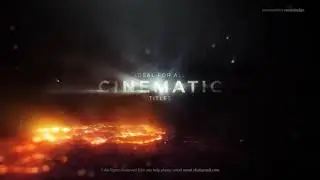 After Effects Template: The Destiny Cinematic Title + Free Font