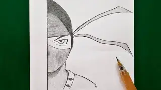 How to draw Ninja Anime | Ninja step by step | easy tutorial