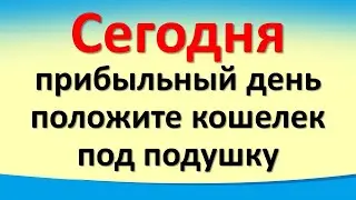 Сегодня 20 декабря прибыльный день, положите кошелек под подушку