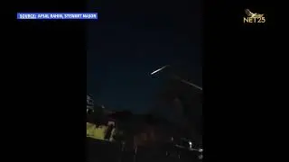 UGC: Russian space junk lights up Melbourne sky