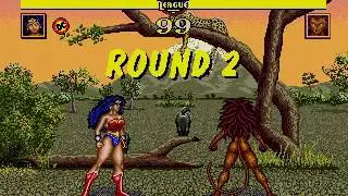 Justice League Task Force - (Mega Drive) - Mulher Maravilha - PLAYTHROUGH