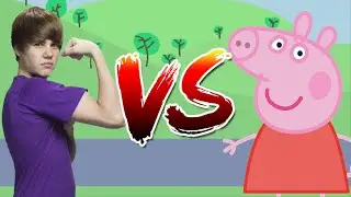 M.U.G.E.N. BATTLES | Justin Bieber vs Peppa Pig